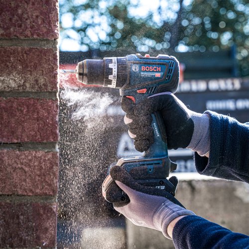Parafusadeira Furadeira de Impacto GSB 18V-90C Bosch Sem Bateria