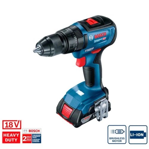 Parafusadeira Furadeira de Impacto 1/2"  GSB 18V-50 18V 06019H51E0 Bosch
