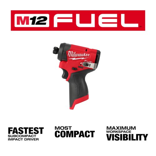 Parafusadeira Impacto 1/4" 12V Fuel 3453-20 Milwaukee