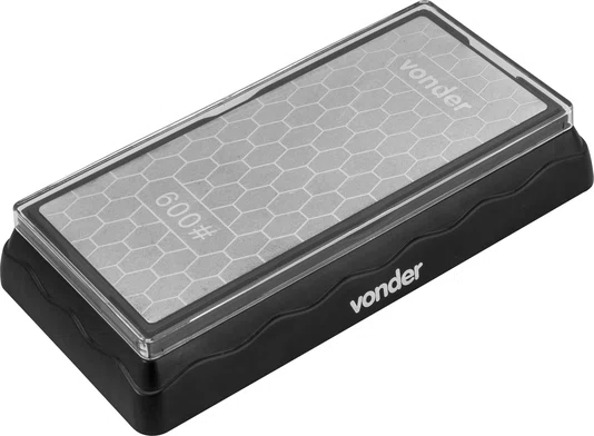 Pedra de Afiar Diamantada 7" Dupla Face Vonder