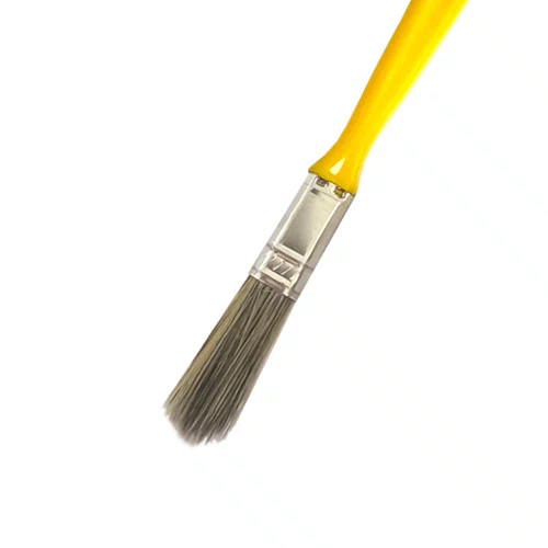 Pincel 1/2" Cerda Grisalhas Cabo Amarelo Compel