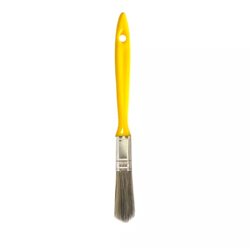 Pincel 1/2" Cerda Grisalhas Cabo Amarelo Compel