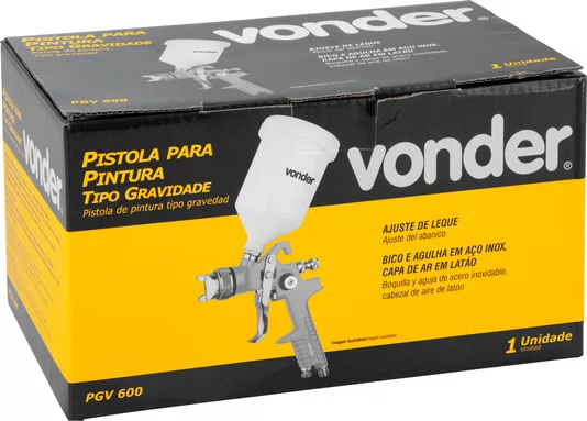 Pistola de Gravidade PGV600 Vonder
