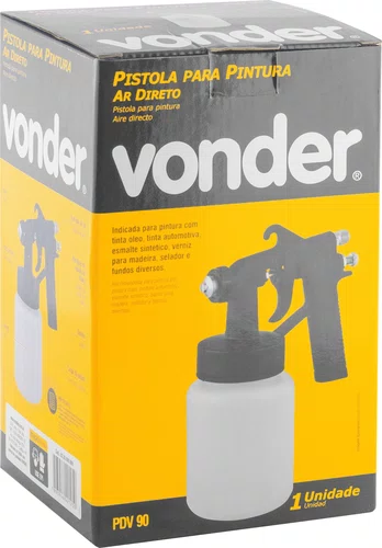 Pistola de Pintura Mod-PDV90 750ml Com Caneca Plástica Vonder