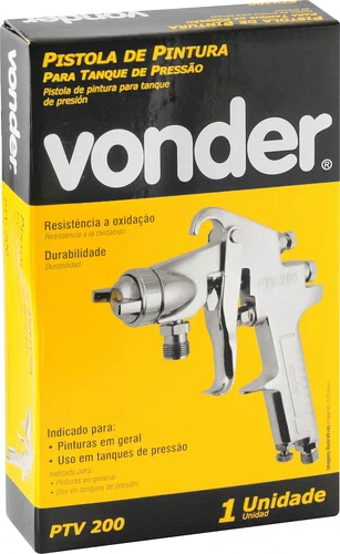 Pistola para Tanque de Pintura PTV200 Vonder