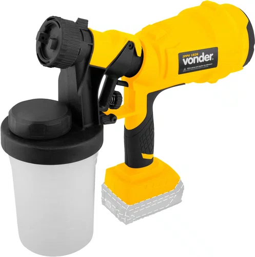 Pistola de Pintura 18V IPPV1826 Sem Bateria e Carregador Vonder