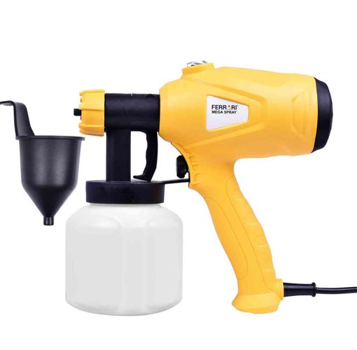 Pistola Pulverizadora Elétrica 350W 220V Mega Spray MS-350W Ferrari