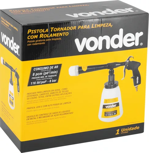 Pistola Tornador Pneumática com Rolamento Vonder