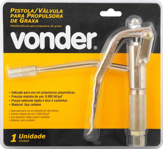 Pistola Válvula para Propulsora de Graxa Vonder