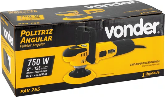 Politriz Angular 5" PAV755 127V Vonder