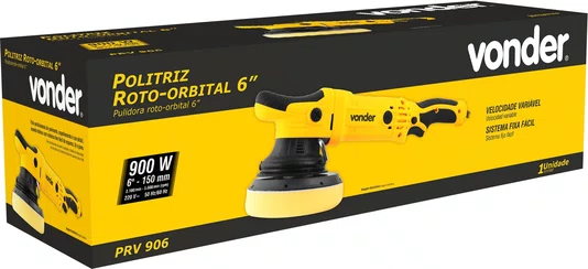 Politriz Roto Orbital 6" PRV906 220V Vonder