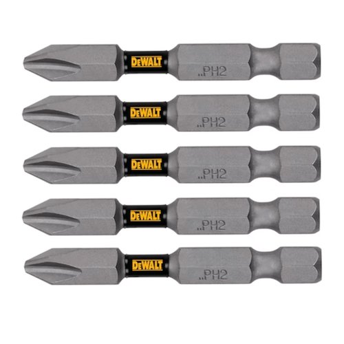 Ponta Bit Phillips #2 5 Peças DWA2PH2-5L DeWalt