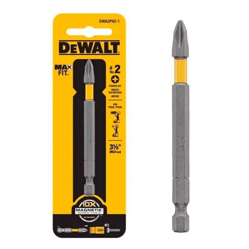 Ponta Bit Phillips #2 MaxFit Cartela Com 1 Peça DWA3PH2-1 DeWalt