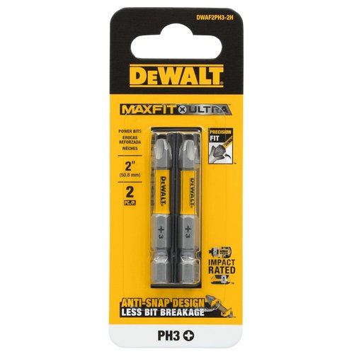 Ponta Dupla Phillips MaxFit 2 Peças DWAF2PH3-2H DeWalt