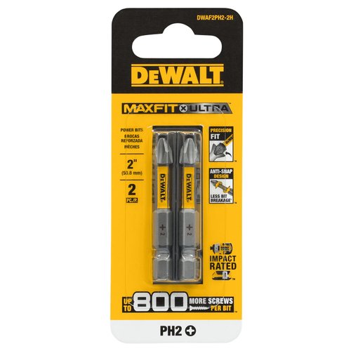 Ponta Phillips 2" MaxFit 2 Peças DWAF2PH2-2H DeWalt