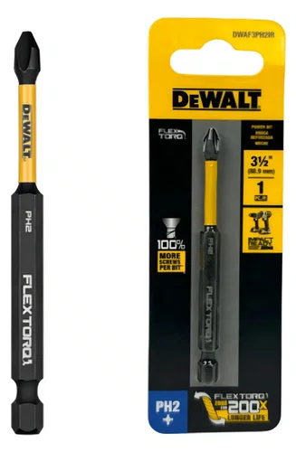 Ponta Phillips 3.1/2" PH2 DWAFE3PH2IR DeWalt