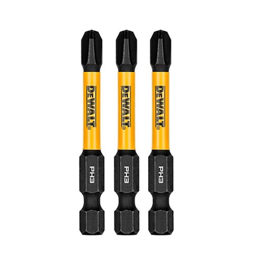 Ponta Phillips #3 Flextorq 2 1/4" 3 Peças DWAF2PH3IR3 DeWalt