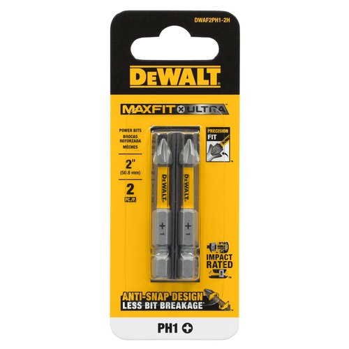 Ponta Phillips Maxfit Ultra #1 2 Peças DWAF2PH1-2H Dewalt