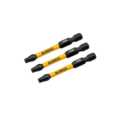 Ponta Torx T25 FlexTorq 2-1/4 - 3 Peças DWAF2TX25IR3 DeWalt