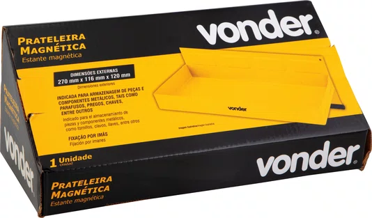 Prateleira Magnética 268x115x30 mm Vonder