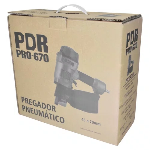 Pregador Pneumático PRO-670 PDR 45 a 70mm para Madeira