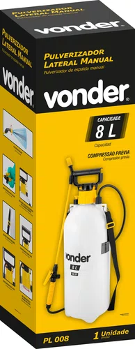 Pulverizador 8,0 L Pressurizado PL008 Vonder