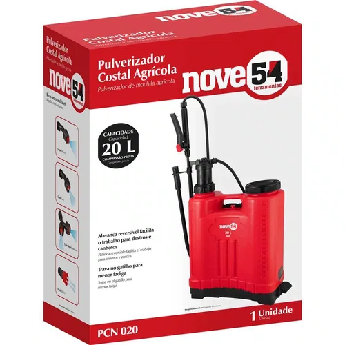 Pulverizador Costal 20L Compressão Prévia 6240300020 Nove54