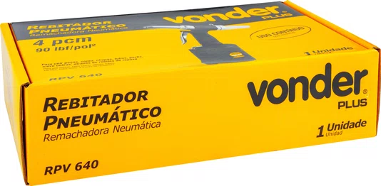 Rebitador Pneumático RPV 640 Vonder Plus