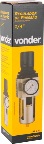 Filtro Regulador de Pressão 1/4" RP 140 – Vonder