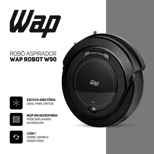 Robô Aspirador de Pó Robot W90 WAP