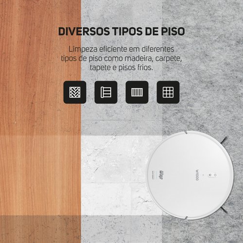 Robô Aspirador Inteligente Robot W1000 Com Mapeamento Wap