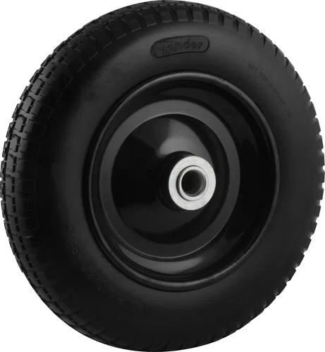 Roda Completa com Pneu Maciço 1" Vonder