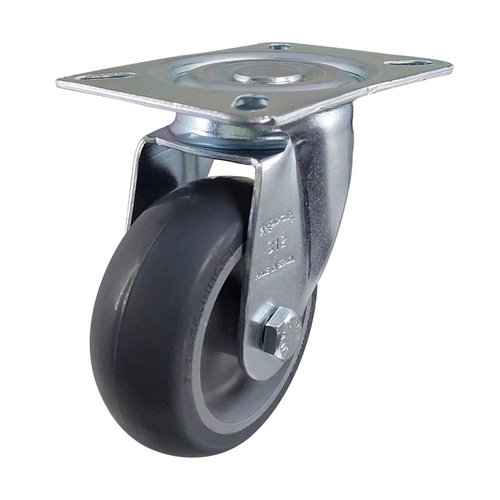 Rodízio Giratório 4un 3” 312 BP 80kg Cinza Rod-Car