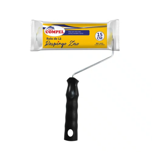 Rolo de Lã Anti Respingo 15cm Com Cabo Compel