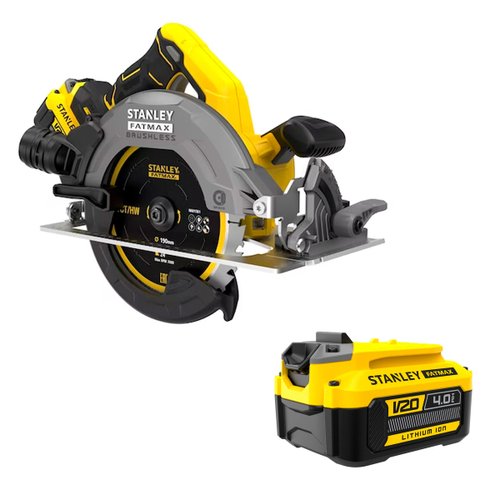 Serra Circular 7.1/4'' 20V SBC550B-B3 + Bateria 4Ah Stanley