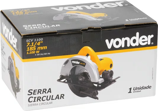 Serra Circular SCV1100 7 1/4" 220V Vonder