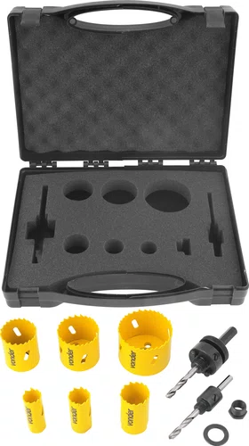 Jogo de Serra Copo Bimetal 9 Peças SCV 200 Vonder