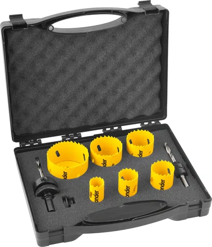 Jogo de Serra Copo Bimetal 9 Peças SCV 300 Vonder