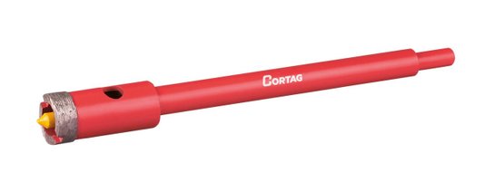 Serra Copo Diamantada Alvenaria Com Haste e Pino Guia 25MM 61415 Cortag