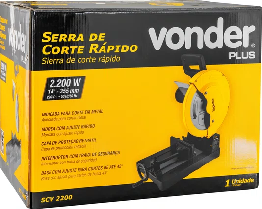 Serra de Corte Rápido SCV2200 220V Vonder Plus
