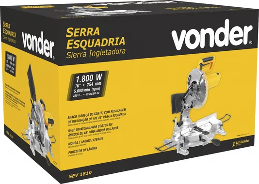 Serra Esquadria 10" SEV1810 220V Vonder