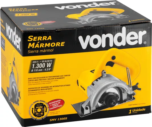 Serra Mármore SMV1300 220V com Disco – Vonder