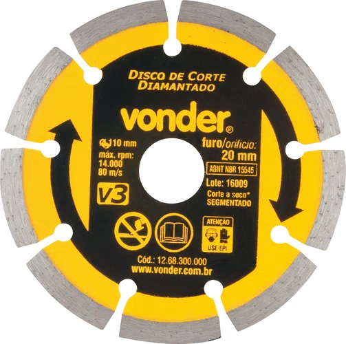 Serra Mármore SMV1300 220V com Disco – Vonder