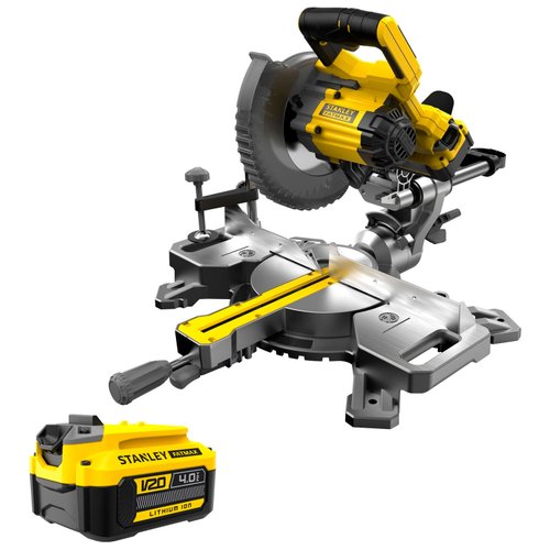 Serra Meia Esquadria 7.1/4'' 20V SCM701-B2 + Bateria 4Ah Stanley