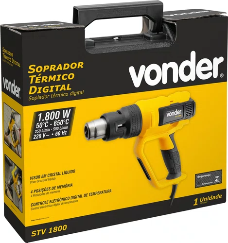 Soprador Térmico Digital STV1800 220V – Vonder