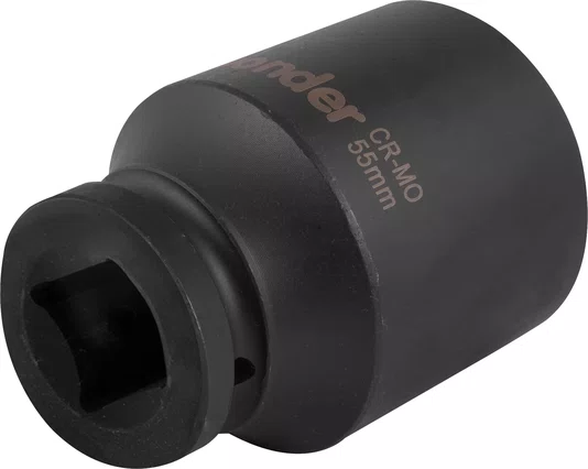 Soquete Sextavado Longo 1" 55 mm Aço Cromo Molibdênio Vonder