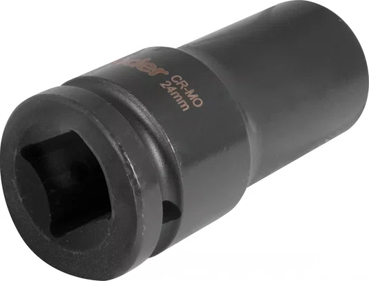 Soquete Sextavado Longo Encaixe 3/4" 24 mm Aço Cromo Molibdênio Vonder