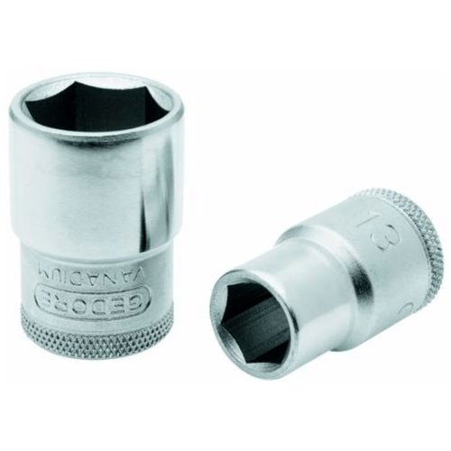 Soquete 1/2 Sextavado Curto 13mm R61001306 Gedore Red