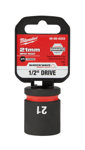 Soquete Impacto D 1/2" X 21Mm X 48Mm 49-66-6253 Milwaukee