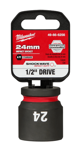 Soquete Impacto D 1/2" X 24Mm X 48Mm 49-66-6256 Milwaukee